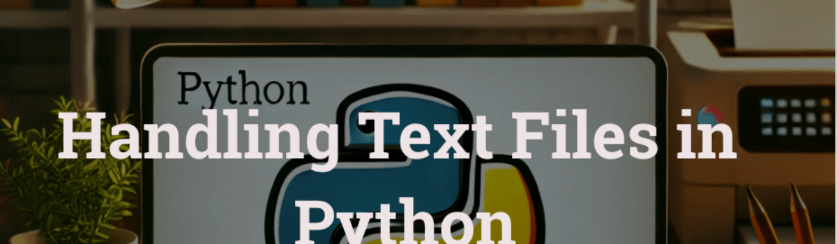 Handling Text Files in Python