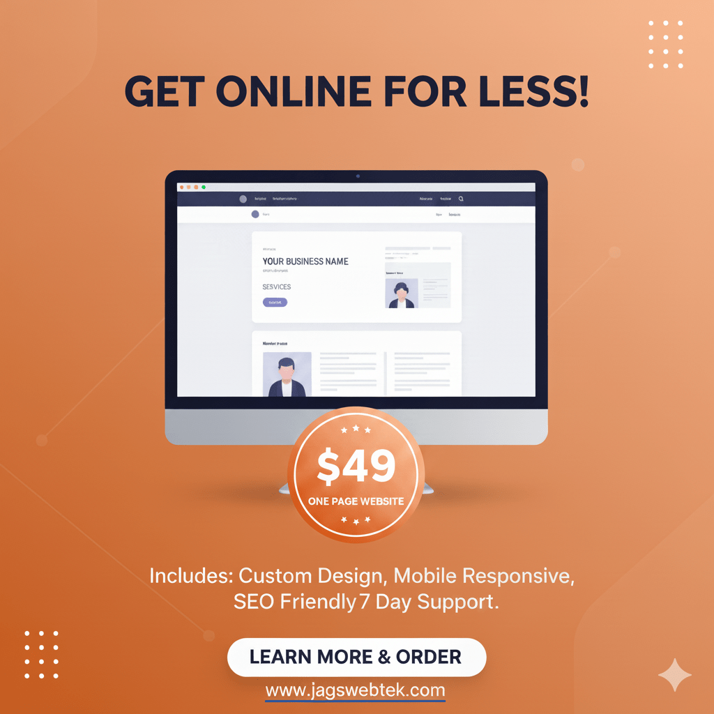 Single Page Website Special